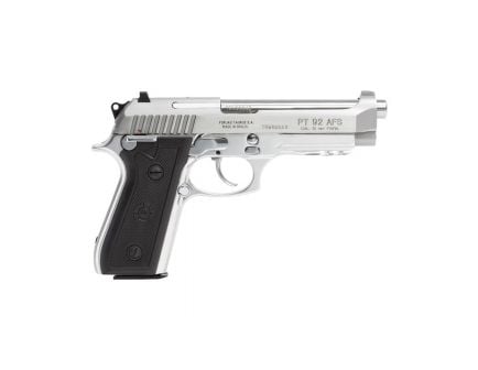 Taurus PT92 9mm Pistol, Stainless Steel - 1-92015917