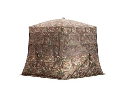 Rhino Blinds 72" x 72" x 68" Low Hub Style Blind, Mossy Oak Country Camouflage