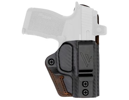 Versacarry Compound Custom Holster Right Hand IWB Holster for S&W Shield EZ, Brown - 1CC2621SHDEZ