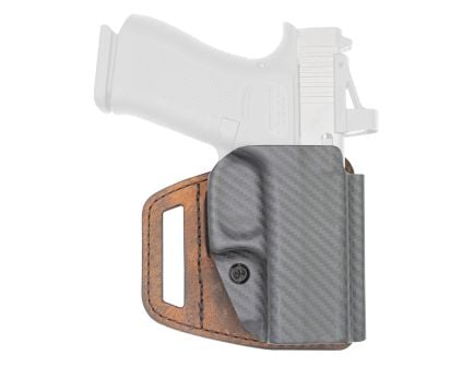 Versacarry V-Slide Right Hand Belt Slide Holster for S&W Shield EZ, Brown - VSL211SHDEZ