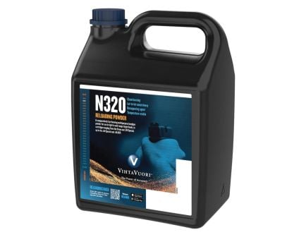 Vihtavuori N320 .32 Cal/.45 Cal Smokeless Handgun Powder, 4 lb