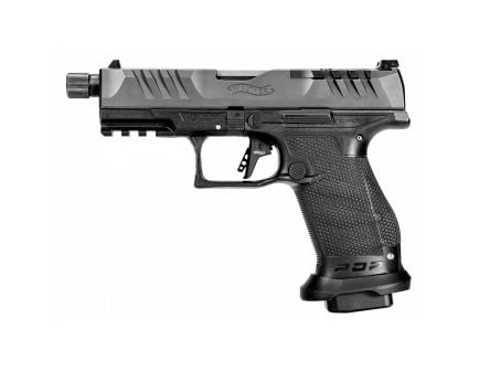 Walther PDP 9mm Pistol, 4.6" Barrel, Adjustable Rear Sights, Black - 2844176