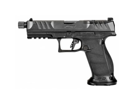 Walther PDP 9mm Pistol, 5.1" Barrel, Adjustable Rear Sights, Black - 2858142