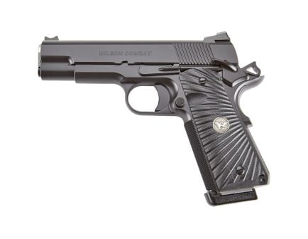 Wilson Combat .45 ACP 1911 Pistol, 4.25" Barrel, Fiber Optic Front Sights, Black - COMPR45A