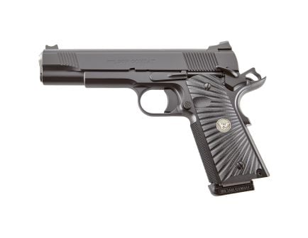 Wilson Combat .45 ACP 1911 Pistol, 5" Barrel, Fiber Optic Front Sights, Black - CQBFS45A