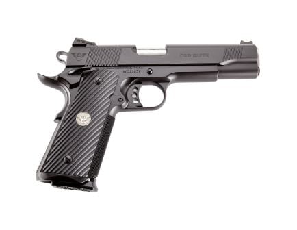 Wilson Combat .45 ACP 1911 Pistol, 5" Barrel, Fiber Optic Front Sights, Black - CQBEFS45A