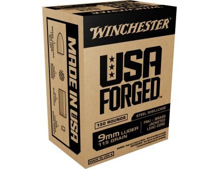 Winchester USA 9mm Ammunition, 1000 Rounds FMJ 115Gr - WIN9SK