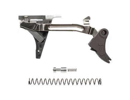 ZEV Technologies PRO Curved Face Trigger, Drop-In Kit, For Glock Gen 1-4, 9mm, Black/Black