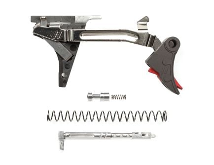 ZEV Technologies PRO Curved Face Trigger, Ultimate Kit, For Glock Gen 1-4, 9mm, Black/Red