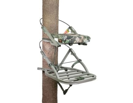 Summit Openshot SD 32" x 20" Climbing Tree Stand, Mossy Oak Break-Up Infinity Camouflage 300 lb