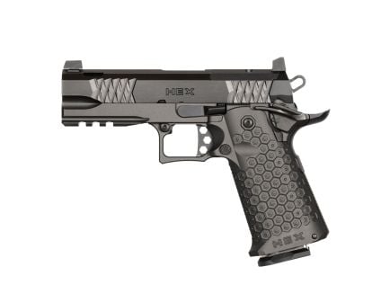 Jacob Grey TWC HEX, 4.25" 9mm Complete Handgun, (2)17rd Mags, Midnight Black