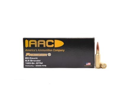 AAC 6.5 Grendel Ammo 123 Grain OTM 20rd Box