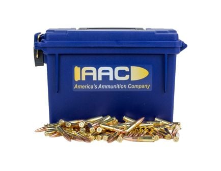 AAC 300 Blackout 150 Grain FMJ Ammo 250rds With AAC Blue 30 Cal Ammo Can