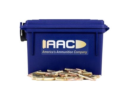 AAC 300 Blackout 220 Grain OTM Ammo 250rds with AAC Blue 30 Cal Ammo Can