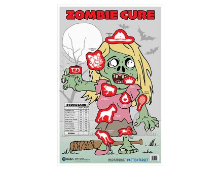 Action Target Zomshe 23"x35" Hanging Paper Target, Pack of 100