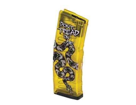 Amend 2 Mod-C Don't Tread On Me 30rds 5.56x45mm/.223 Remington, Translucent Yellow