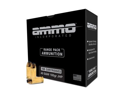 Ammo Inc .40 S&W JHP 180gr 150rd - 40180JHP-A150