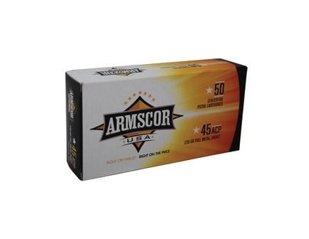 Armscor 45 Auto/ACP 230gr FMJ Ammunition 50rds - FAC45-12N