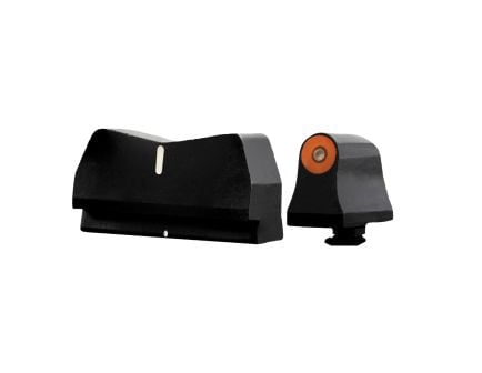 XS Sights DXW2 Big Dot Night Sight Set Front/Rear, Orange/White