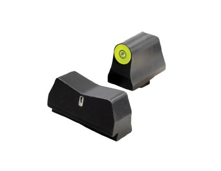 XS Sights DXT2 Big Dot Night Sight Set Front/Rear, Yellow/White