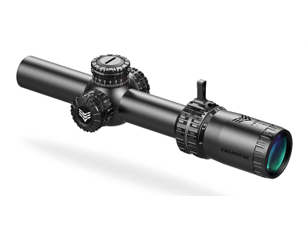 Swampfox Arrowhead Series 1-10X24 SFP Red IR BDC 30mm Tube Riflescope - ARH11024-B