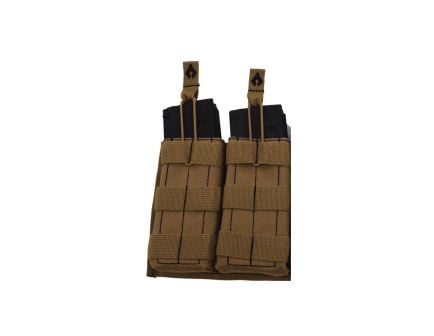 Advance Warrior Solutions Open Top Double Magazine Pouch, Tan