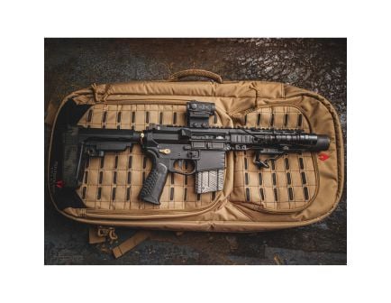 Advance Warrior Solutions Frame 28" AR Pistol/SBR Case w/Backpack Strap, Tan/Black