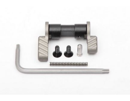 Battle Arms Development Bad-Ass 90 Degree Ambidextrous Safety Selector in Gunmetal Grey