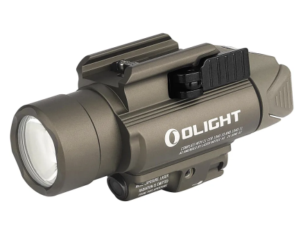 Olight Baldr Pro Tactical Light and Green Laser 1350 lumens, Desert Tan
