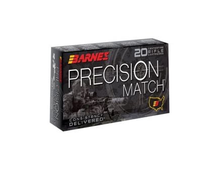 Barnes Precision Match 6.5 Grendel 120 gr OTM-BT 20 Rounds Ammunition