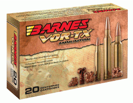 Barnes VOR-TX Rifle 250 gr Tipped TSX BT 450 Bushmaster Ammo