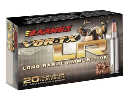 Barnes VOR-TX LR 175 gr LRX-BT 30-06 Springfield Ammunition 20 Rounds