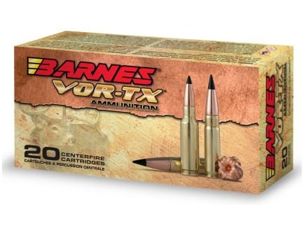 Barnes Bullets VOR-TX Rifle 6.5 Grendel 115 gr TTSX BT 20 Rounds Ammunition