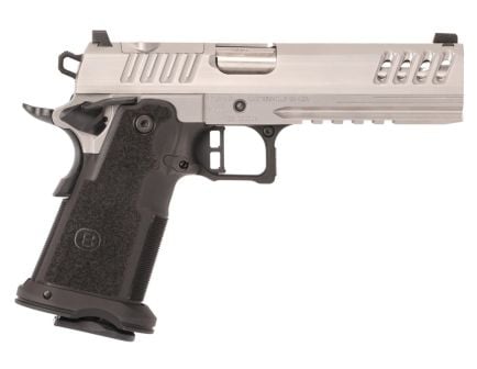 Bersa M2XI 1911DS 5" 9mm 18rd/22rd Optics Ready Pistol w/ NS, SS/Black - M2XIO5SSFN