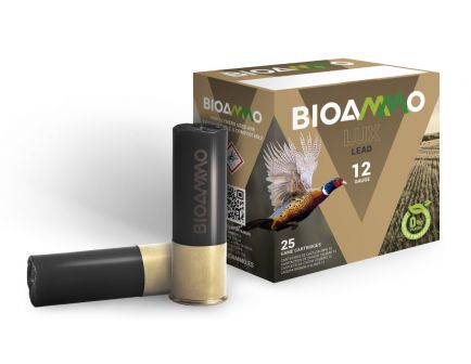BioAmmo Lux Lead 1 oz #7 Shot 12 Gauge Ammunition, 25 Rounds