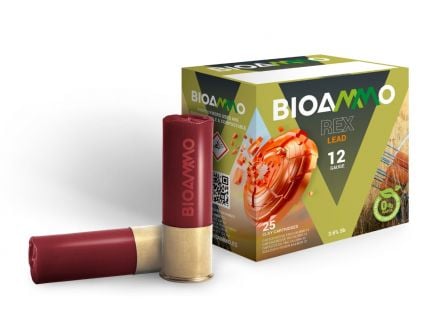 BioAmmo Rex Lead 1 oz #7.5 Shot 12 Gauge Ammunition, 25 Rounds