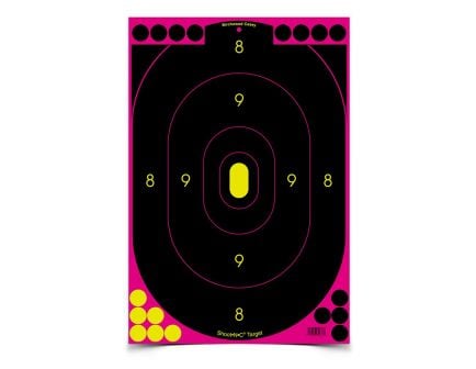 Birchwood Casey Shoot-N-C 12"x18" Silhouette Pink Targets, 5 Pack - BC-34635