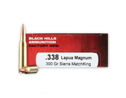Black Hills 338 Lapua Magnum 300gr Match Hollow Point Ammunition 20rds - 2C338LAPN2