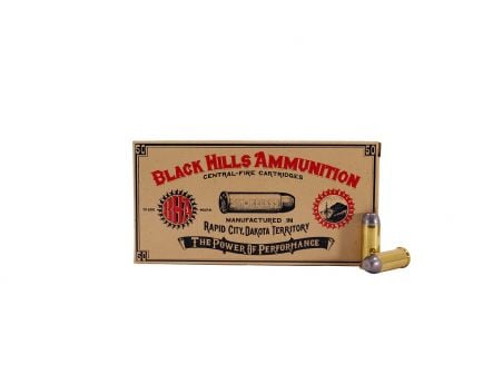 Black Hills 45 Schofield 230gr Flat Point Lead Cowboy Ammunition 50rds - DCB45SCHON1
