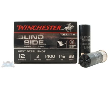 Winchester 12ga 3" BB Blindside Hex Ammunition 25rds - SBS123BB