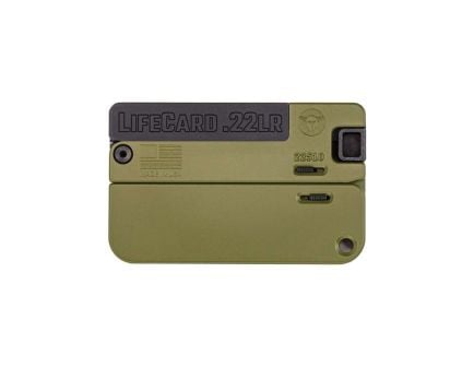 Trailblazer Firearms LifeCard .22LR 2.50" 1rds, Bazooka Green