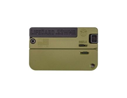 Trailblazer Firearms LifeCard .22 WMR 2.50" 1rds, Bazooka Green