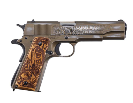 Auto-Ordnance 1911 A1 Bootlegger .45 ACP 5" 7rds, Distressed Brunt Bronze Cerakote - 1911BKOC9