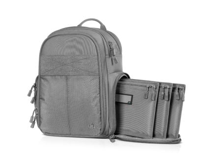 Savior Equipment SEMA Compact Backpack w/ 3 Pistol Cases - SW Gray