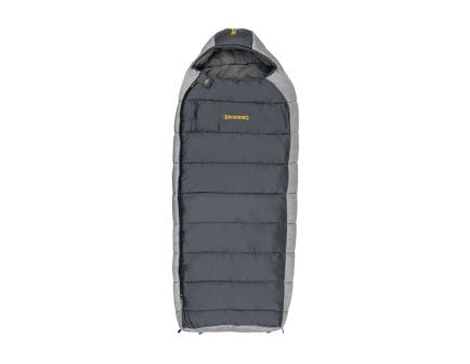 Browning McKinley 0 deg 90" x 36" 96 oz Sleeping Bag, Charcoal/Gray
