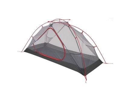 Alps Mountaineering Helix 7' x 2' 11" x 3' 1" 1 Person Tent, Charcoal/Red