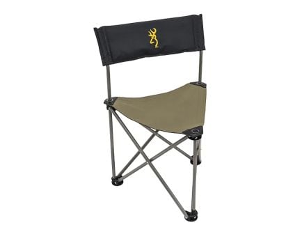 Browning Dakota 19" x 31" Camp Chair, Khaki/Coal 375 lb
