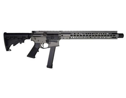 Brigade Manufacturing 16" 9mm AR Pistol, Cerakote Tungsten - A0911633
