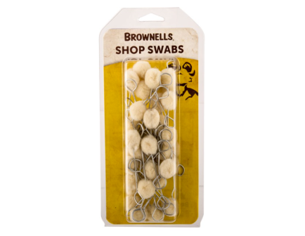Brownells 3.54" Shop Swab, Pack of 40