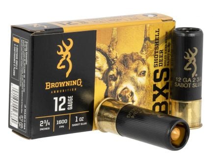 Browning BXS 2.75" 1 oz 12 Gauge Sabot Slug, 5 Round